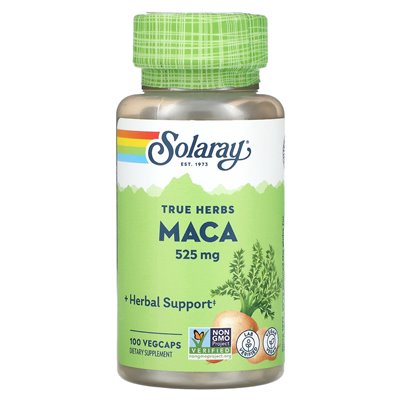 Solaray, True Herbs, Maca, 525 mg, 100 Vegcaps