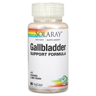 Solaray, Gallbladder Support Formula, 90 Vegcaps