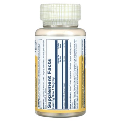 Solaray, GTF Chromium, 200 mcg, 100 Vegcaps Solaray, GTF Chromium, 200 mcg, 100 Vegcaps