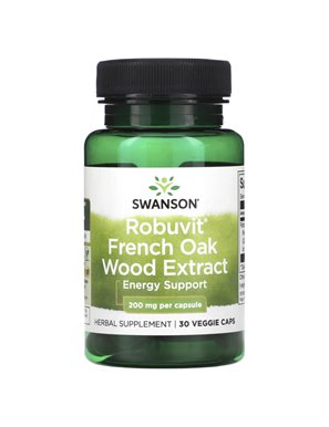 Swanson, Robuvit Oak Wood Extract, 200mg, 30 Vegetarian Capsules Swanson, Robuvit Oak Wood Extract, 200mg, 30 Vegetarian Capsules