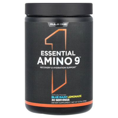 Reguła One Białka, Essential Amino 9, Blue Razz Lemonade, 12,17 uncji (345 g)