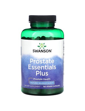 Swanson, Prostate Essential Plus, 180 Vegetarian Capsules