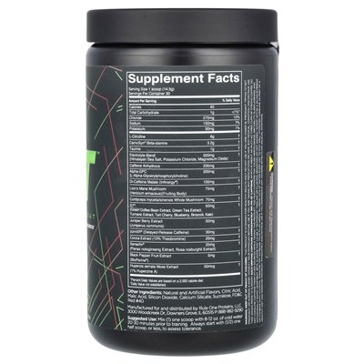 Reguła One Białka, Prelift, Pre-trening, Black Cherry Limeade, 15,3 uncji (435 g)