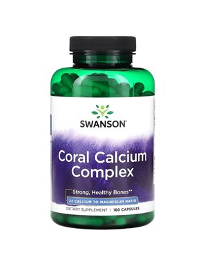 Swanson, Coral Calcium Complex, 180 Kapseln Swanson, Coral Calcium Complex, 180 Kapseln