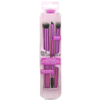 Real Techniques Eye Tint + Blending Brush Set 3 Piece