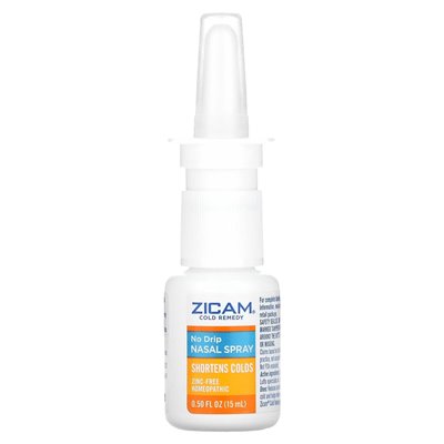 Zicam, zimny środek zaradczy, bez rozprysków nosowych, 0,5 fl oz (15 ml)