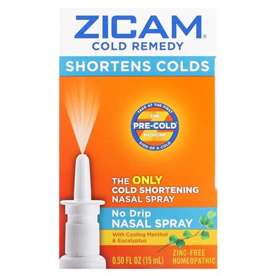 Zicam, zimny środek zaradczy, bez rozprysków nosowych, 0,5 fl oz (15 ml)