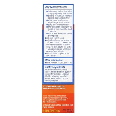 Zicam, Powerful Allergy Relief, No Drip Liquid Nasal Spray, 0.5 fl oz (15 ml)