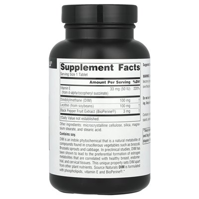 Source Naturals, Dim, 100mg, 120 tablets