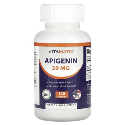 Vitamatic, Apigenin, 50 mg, 120 Kapseln