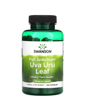 Swanson, Full Spectrum Uva Ursi Leaf, 450 mg, 100 Capsules