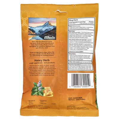 Ricola, Honey Herb®, 24 owinięte krople Ricola, Honey Herb®, 24 owinięte krople