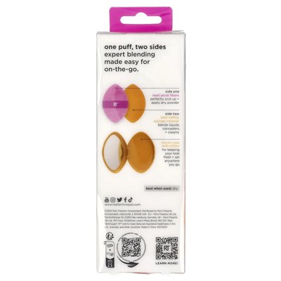 Real Techniques, 2-in-1 Miracle Powder + Travel Case, 2-Piece Set
