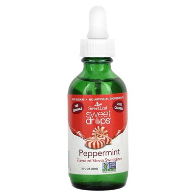 Natural Wisdom, Süße, Süße Tropfen, Pfefferminze, 2 fl oz (60 ml)