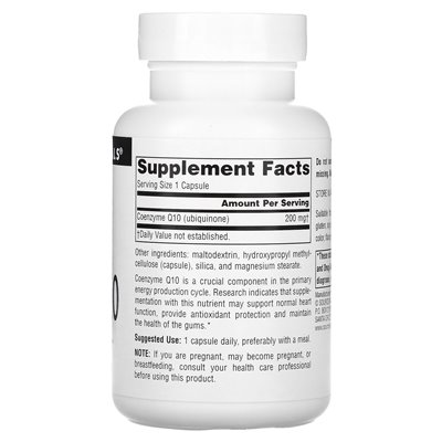 Source Naturals, Coenzyme Q10, 200mg, 60 Capsules