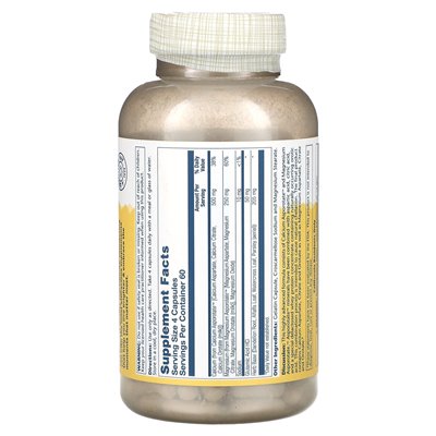 Solaray, 2:1 Asporotatan Cal-MAG, 240 Capsules