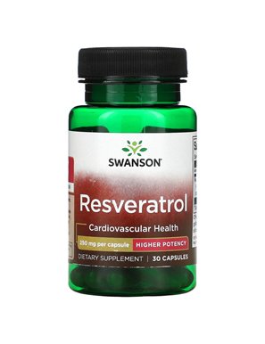 Swanson, Resveratrol, 250 mg, 30 Capsules