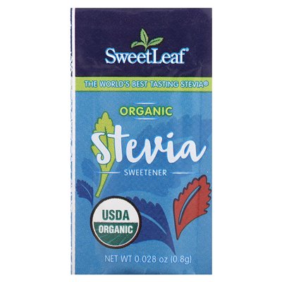 Natural Wisdom Sweet Organic Stevia Sweetener, 35 Packets, 1 Ounce (28.3 G)