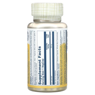 Solaray, alfa kwas lipoinowy, 250 mg, 60 Vegcaps