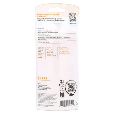 Real Techniques, Miracle Complexion Sponge® + Reiseetui, 2-teiliges Set