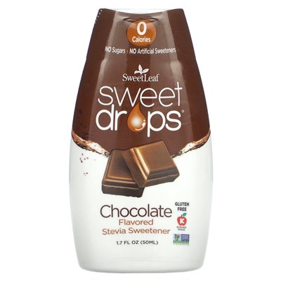 Natural wisdom, sweet, sweet drops, chocolate, 1.7 fl oz (50 ml)