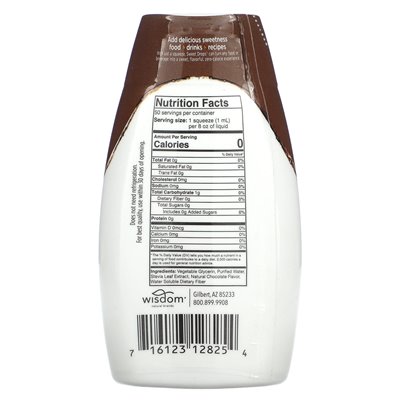 Natural wisdom, sweet, sweet drops, chocolate, 1.7 fl oz (50 ml)