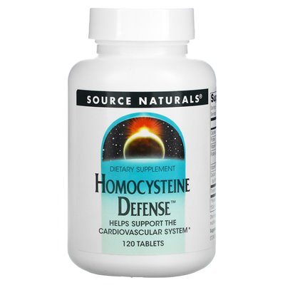 Źródło Naturals, Homocysteine ​​Defense, 120 tabletek
