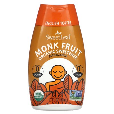 Wisdom Natural Sweet Monk Bio-Süßstoff Sweezable, Englisches Toffee, 1,7 fl oz (50 ml)