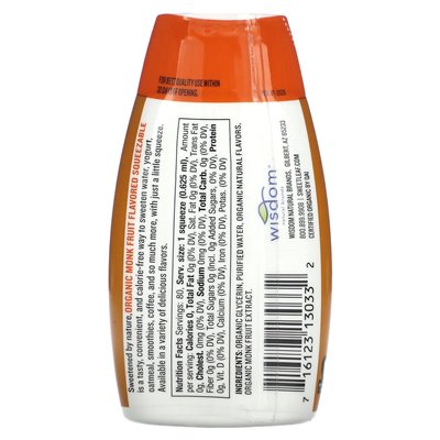Wisdom Natural Sweet Monk Bio-Süßstoff Sweezable, Englisches Toffee, 1,7 fl oz (50 ml)