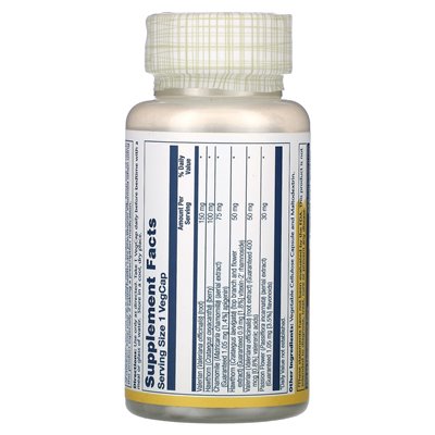 Solaray, Eurocalm z Valerian, 60 Vegcaps