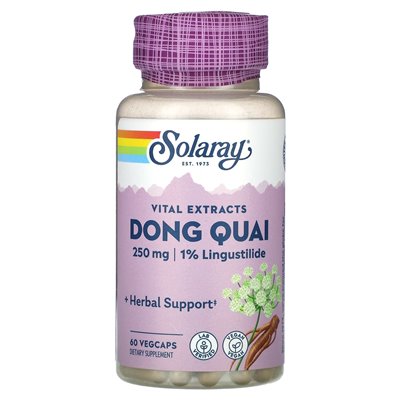 Solaray, istotne ekstrakty, dong quai, 250 mg, 60 Vegcaps Solaray, istotne ekstrakty, dong quai, 250 mg, 60 Vegcaps