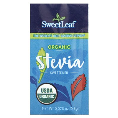 Natural Wisdom Organic Stevia Sweetener, 70 Packets, 2 Ounces (56.7 G)