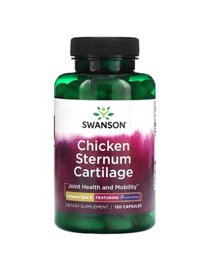 Swanson, Chicken Cartilage, 120 Capsules Swanson, Chicken Cartilage, 120 Capsules