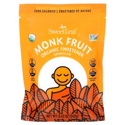 Mądrość naturalna, słodki liść, mnich Organiczny słodzik, ziarnisty, 8,47 uncji (240 g) Mądrość naturalna, słodki liść, mnich Organiczny słodzik, ziarnisty, 8,47 uncji (240 g)
