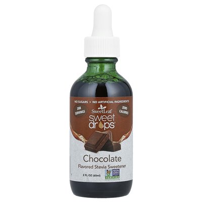 Natural Wisdom, Sweetleaf®, Sweet Drops ™, Schokolade, 2 Flora (60 ml)