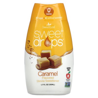 Natural wisdom, sweet, sweet drops, caramel, 1.7 fl oz (50 ml)