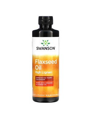 Swanson, Leinsamenöl, 16 oz (473 ml)