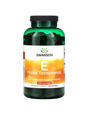 Swanson, gemischtes Tocopheryl-Vitamin E, 1000 IE, 250 Weichkapseln Swanson, gemischtes Tocopheryl-Vitamin E, 1000 IE, 250 Weichkapseln