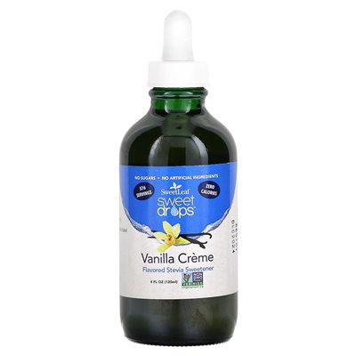 Natural wisdom, sweet, sweet drops, vanilla cream, 4 fl oz (120 ml)