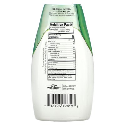 Natural wisdom, sweet, sweet drops, steviaclear, 1.7 fl oz (50 ml)