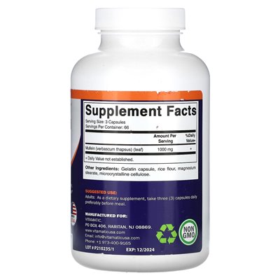 Vitamatic, Saint Leaf, 1000 mg, 200 Kapseln (333 mg pro Kapsel)