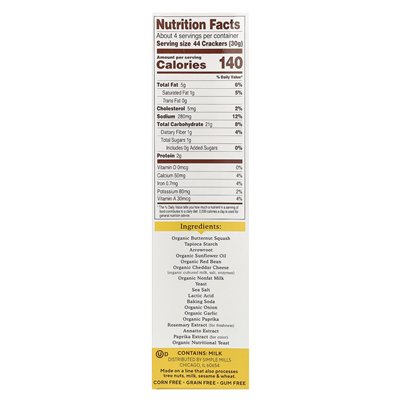 Simple Mills, Pop MMM, gebackene Snack-Cracker, Cheddar, 4 oz (113 g)