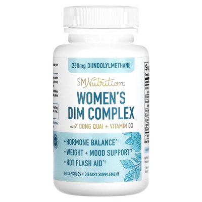 Smnutrition, Dim Women's Dim Complex, 250 mg, 60 Kapseln