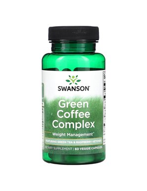 Swanson, Grüner Kaffee-Komplex, 60 vegetarische Kapseln Swanson, Grüner Kaffee-Komplex, 60 vegetarische Kapseln