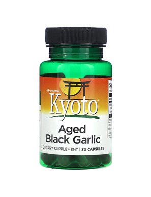 Swanson, Kyoto, Aged Black Garlic, 30 Capsules
