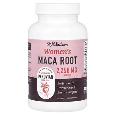 Smnutrition, Korzeń Maca dla kobiet, 2250 mg, 120 kapsułek (750 mg na kapsułkę)