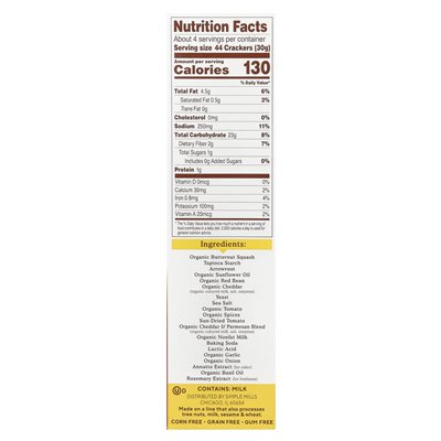 Simple Mills, MMM Pop, gebackene Snack-Cracker, Pizza, 4 oz (113 g)