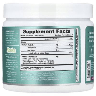 Vitauthority, Fiber Fix, Multi Fiber Gut Aid, Crisp Apple, 5,6 uncji (159 g)