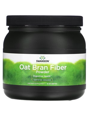 Swanson, Certified Organic Oat Bran Powder, 8 oz (227 g)