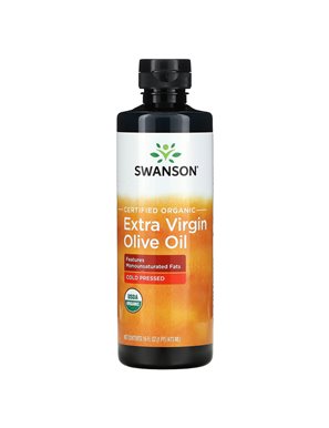 Swanson, Certified Organic Extra Virgin Olive Oil, 16 fl oz (473 ml)